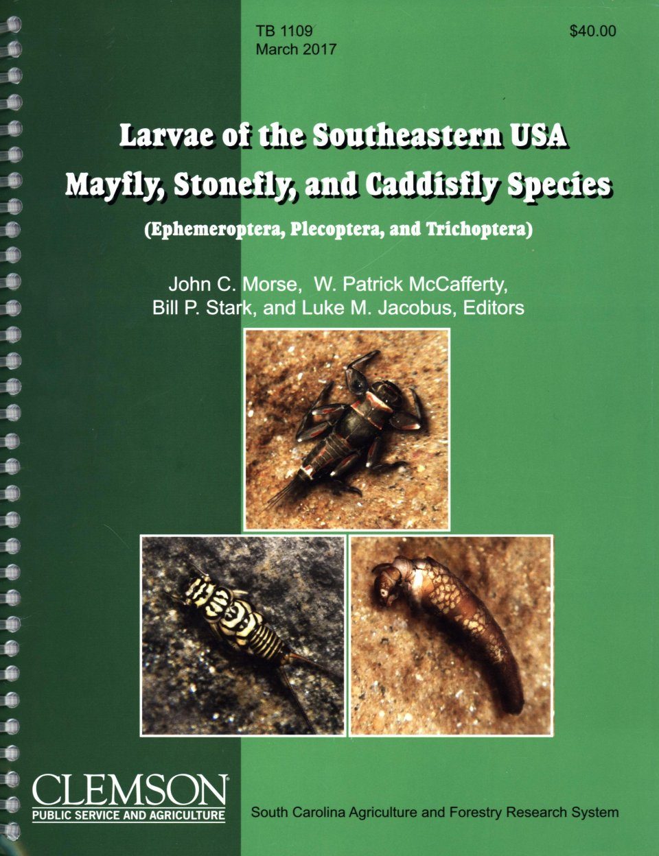 Larvae Of The Southeastern Usa Mayfly Stonefly And