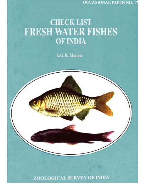 Check List Fresh Water Fishes of India