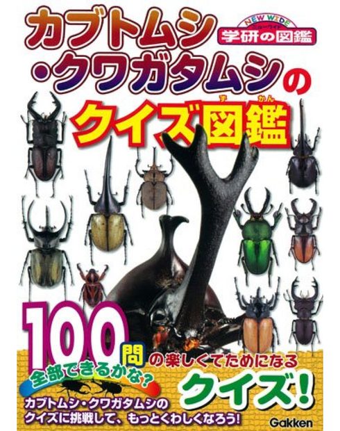 Kabutomushi Kuwagatamushi no Kuizu Zukan [A Quiz Book of Stag Beetles]