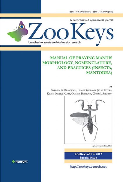 ZooKeys 696: Manual of Praying Mantis Morphology, Nomenclature, and Practices (Insecta, Mantodea)