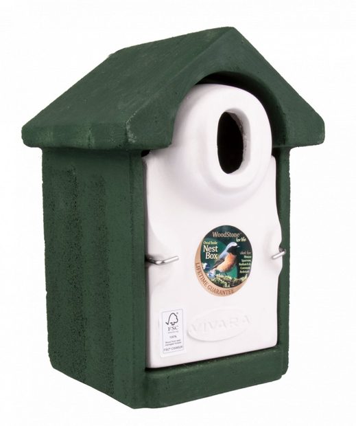 Vivara Pro Seville WoodStone® Nest Box with 32mm Oval Hole