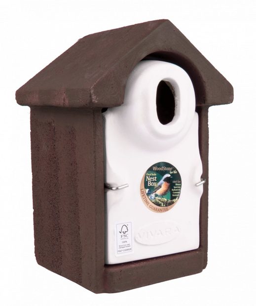 Vivara Pro Seville WoodStone® Nest Box with 32mm Oval Hole