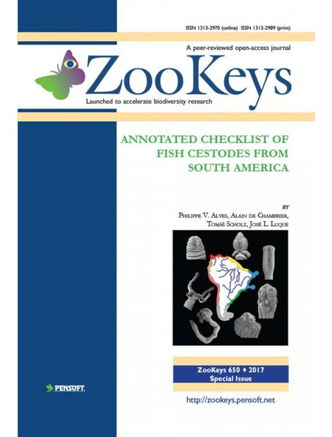 ZooKeys 650: Annotated Checklist of Fish Cestodes from South America