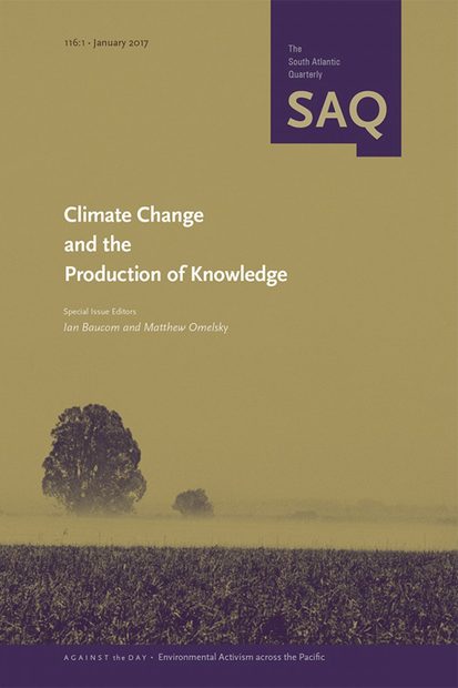 Climate Change and the Production of Knowledge