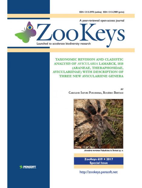 ZooKeys 659: Taxonomic Revision and Cladistic Analysis of Avicularia Lamarck, 1818 (Araneae, Theraphosidae, Aviculariinae) with Description of Three New Aviculariine Genera