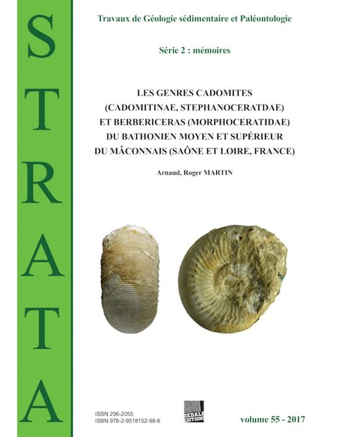 Le Genre Cadomites (Cadomitinae, Stephanoceratidae) et Berbericeras (Morphoceratidae) du Bathonien Moyen et Supérieur du Mâconnais (Saône et Loire, France)