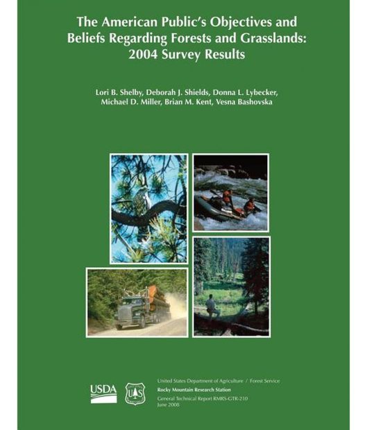 The American Public's Objectives and Beliefs Regarding Forests and Grasslands