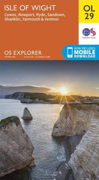 OS Explorer Map OL29: Isle of Wight