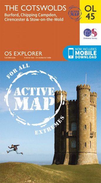 OS Explorer Map OL45: The Cotswolds