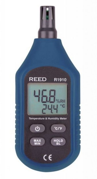 Reed R1910 Temperature and Humidity Meter