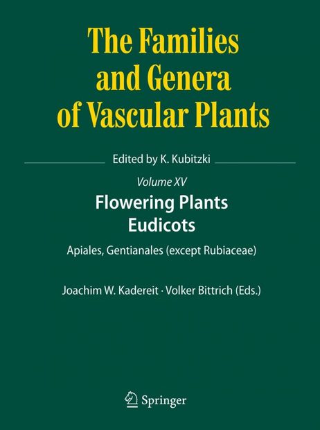 The Families and Genera of Vascular Plants, Volume 15