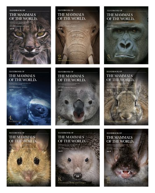 Handbook of the Mammals of the World, Volumes 1 to 9