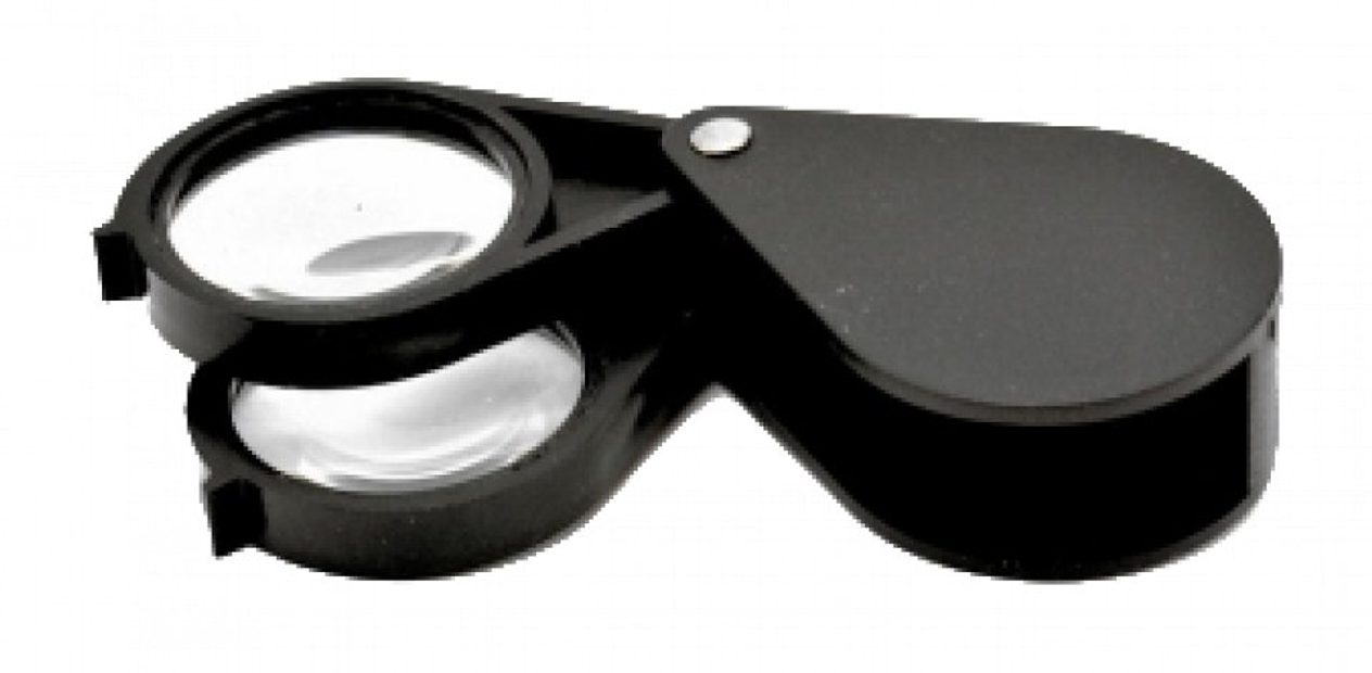 Double Loupe Hand Lens 30mm 10x magnification