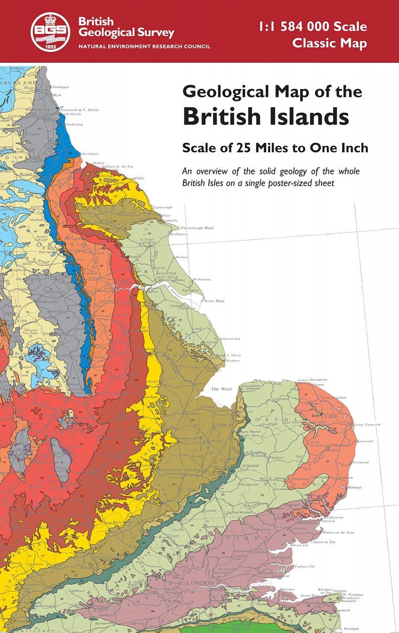 Tectonic map of Great Britain and Northern Ireland Geological survey 1966 
