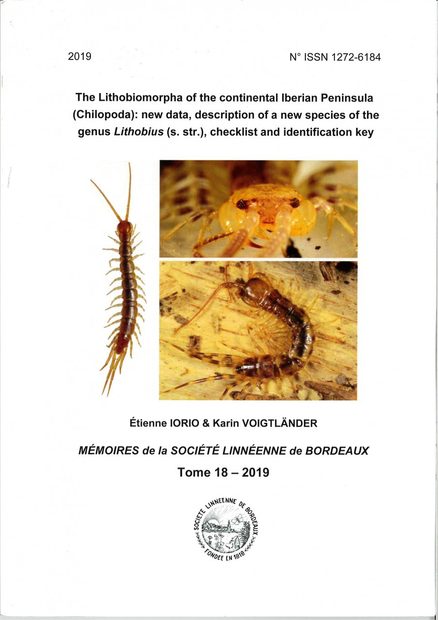 The Lithobiomorpha of the Continental Iberian Peninsula (Chilopoda)