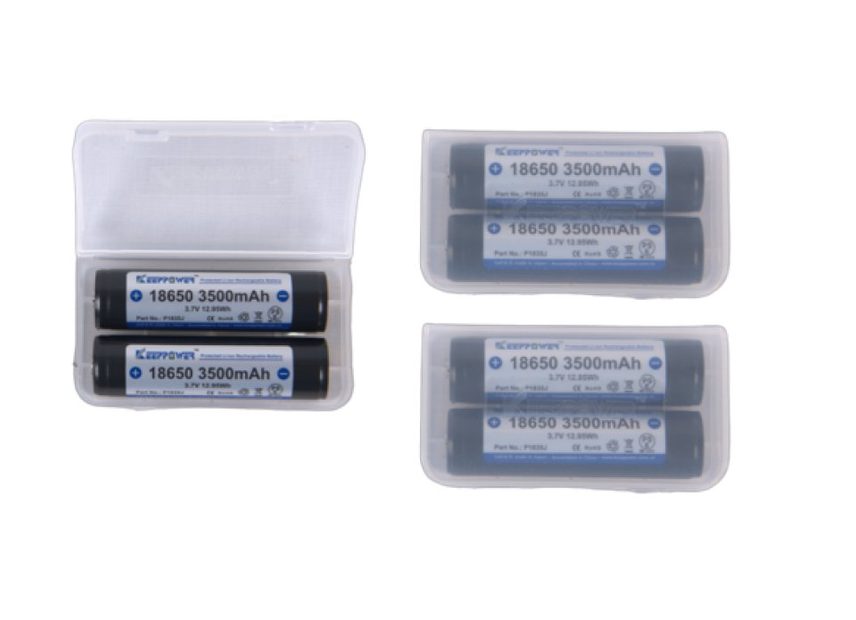 Rechargeable 18650 Li-ion Battery (3500mAh)