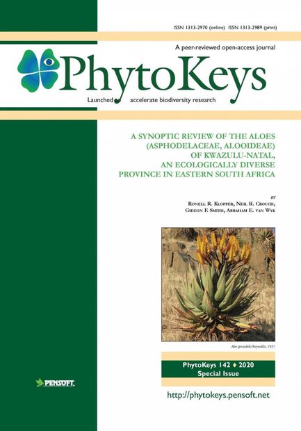 PhytoKeys 142: A Synoptic Review of the Aloes (Asphodelaceae, Alooideae) of KwaZulu-Natal, an Ecologically Diverse Province in Eastern South Africa