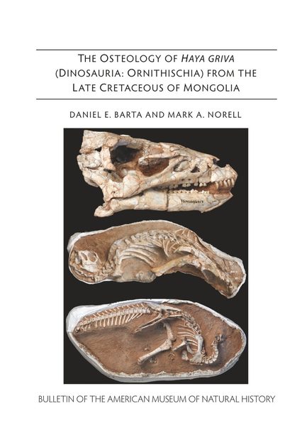 The Osteology of Haya griva (Dinosauria: Ornithischia) from the Late Cretaceous of Mongolia