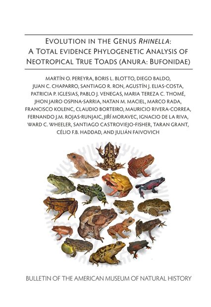 Evolution in the Genus Rhinella