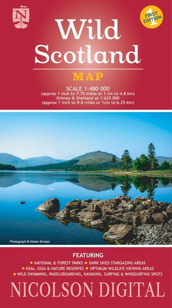 Wild Scotland Tourist Map