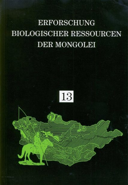 Erforschung Biologischer Ressourcen der Mongolei, Band 13