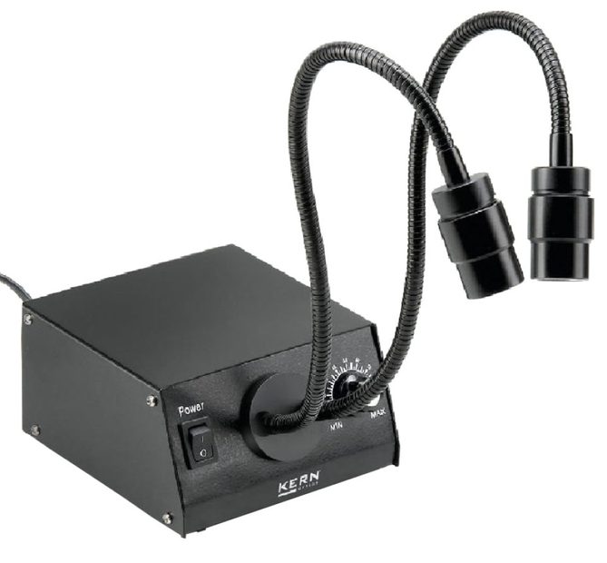Dual LED Gooseneck Microscope Illuminator
