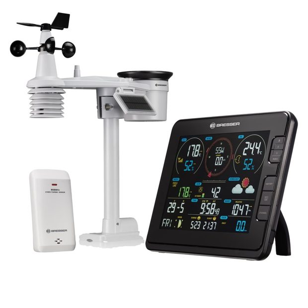 BRESSER professional 7-in-1 Wi-Fi Weather Station with remote sensor