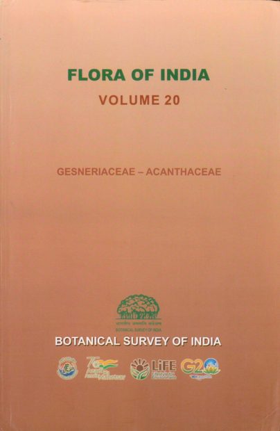 Flora of India, Volume 20: Gesneriaceae - Acanthaceae