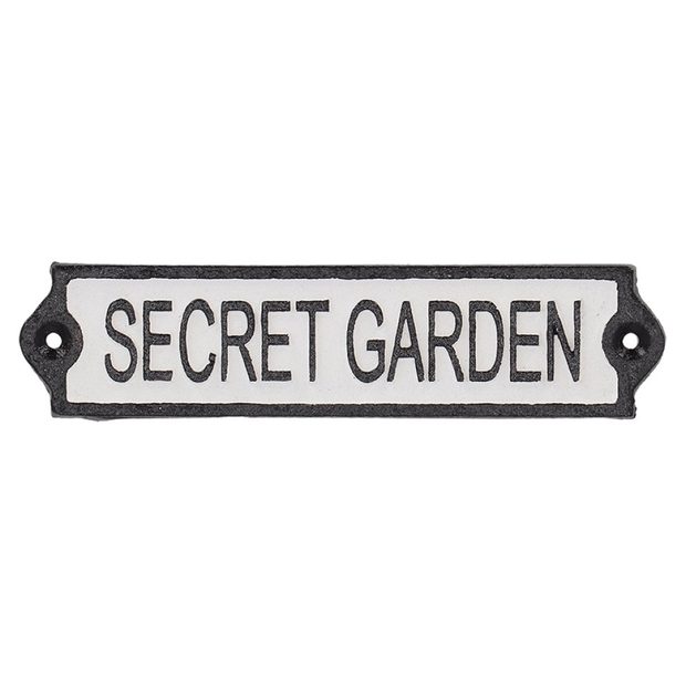 Secret Garden Sign