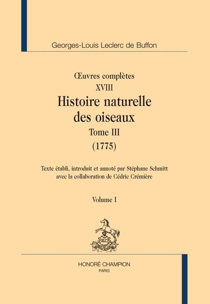 Buffon: Oeuvres Complètes, Volume 18