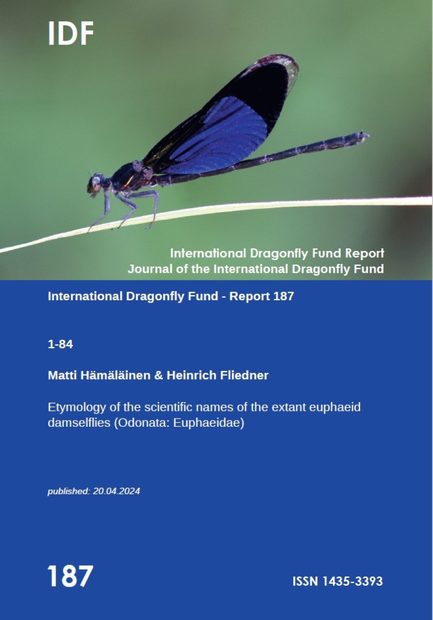 International Dragonfly Fund Report, Volume 187