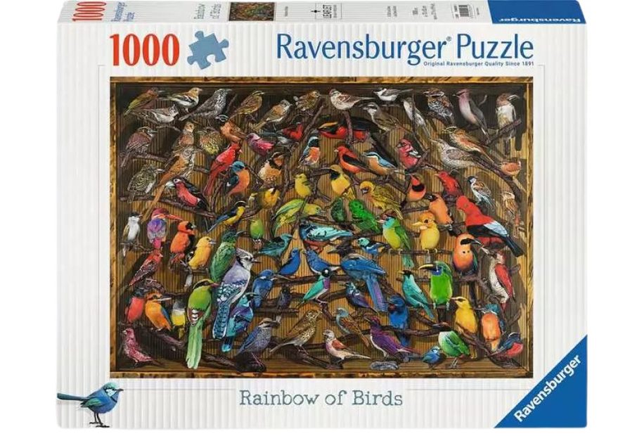 Ravensburger - Rainbow Of Birds 1000 Piece Jigsaw Puzzle