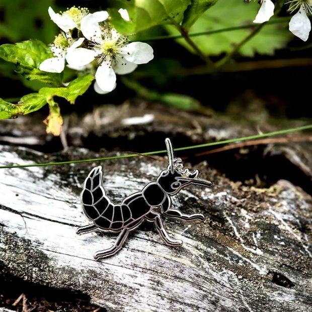 Devil's Coach-Horse Beetle Enamel Pin