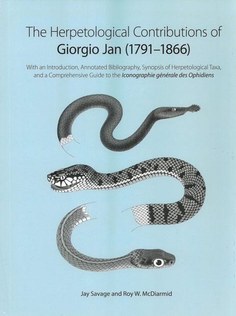 The Herpetological Contributions of Giorgio Jan (1791-1866)