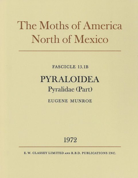 The Moths of America North of Mexico, Fascicle 13.1B: Pyraloidea: Pyralidae (Part): Odontiinae