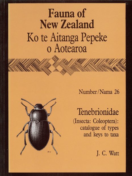Fauna of New Zealand, No 26: Tenebrionidae (Insecta: Coleoptera)