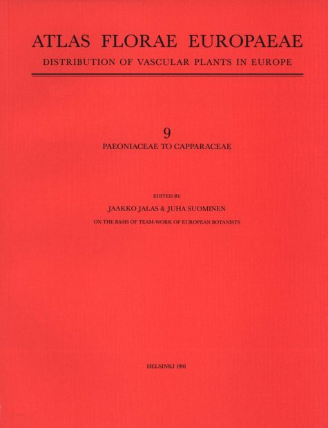 Atlas Florae Europaeae, Volume 9 [English]