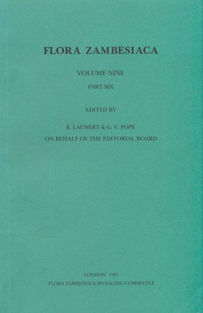 Flora Zambesiaca, Volume 9, Part 6: Ulmaceae - Ceratophyllaceae (excluding Myricaceae)