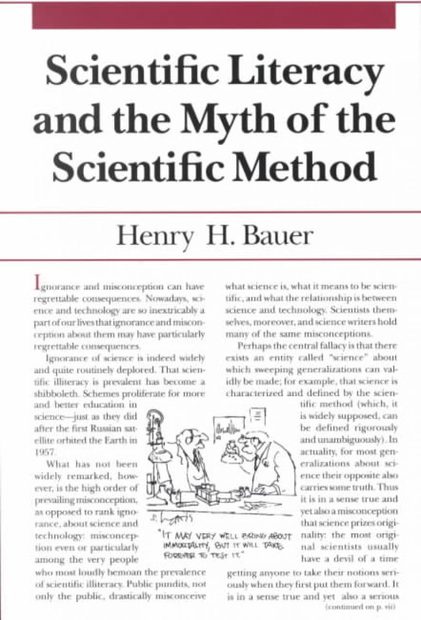 Scientific Literacy and the Myth of the Scientific Method
