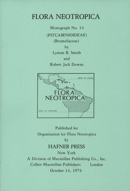 Flora Neotropica, Volume 14: Pitcairnioideae (Bromeliceae)