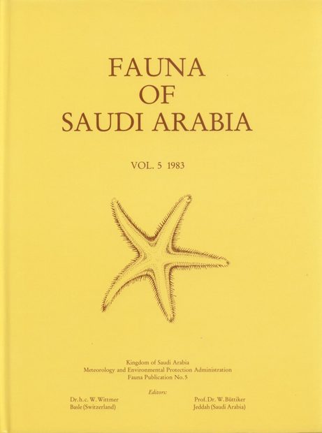 Fauna of Saudi Arabia, Volume 5