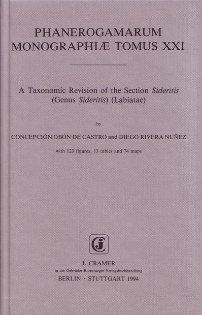 A Taxonomic Revision of the Section Sideritis (Genus Sideritis) (Labiatae)
