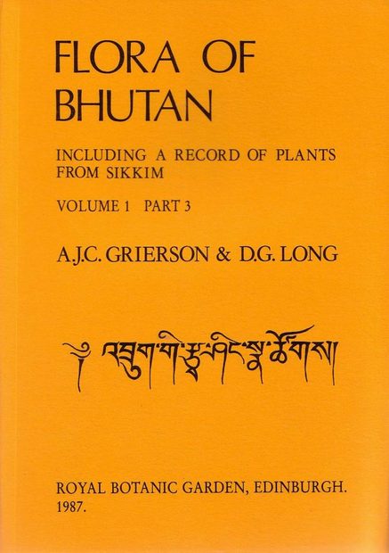 Flora of Bhutan, Volume 1, Part 3
