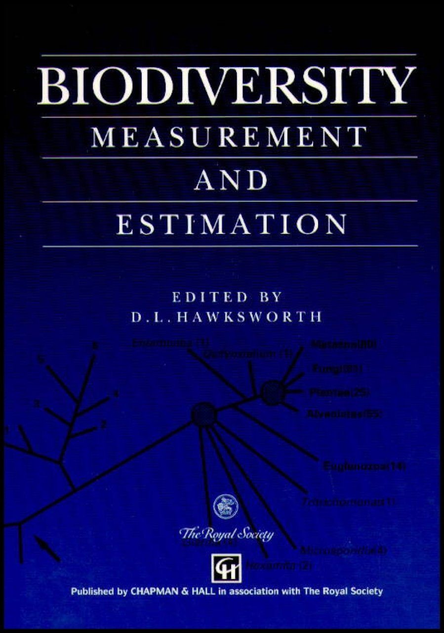 Biodiversity: Measurement and Estimation | NHBS Academic & Professional ...