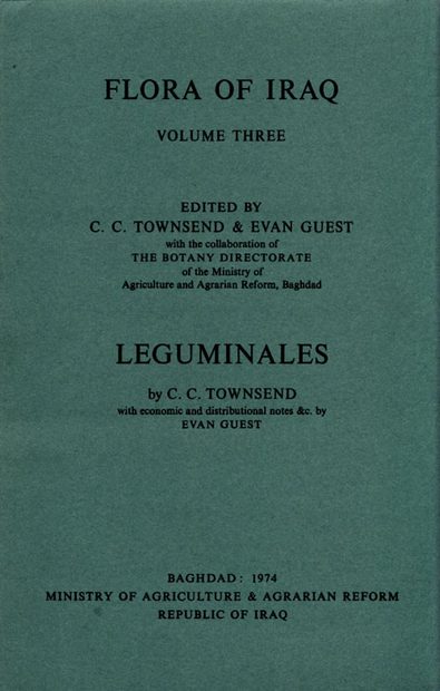 Flora of Iraq, Volume 3: Leguminales