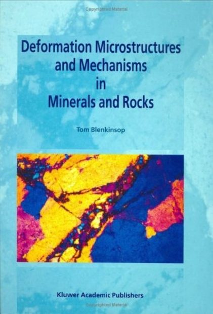 Deformation Microstructures and Mechanisms in Minerals and Rocks