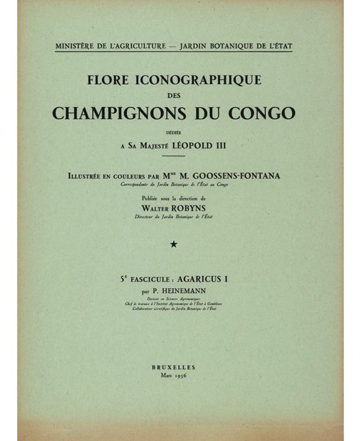 Flore Iconographique des Champignons du Congo, Fasc. 5: Agaricus 1
