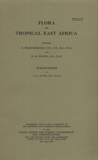 Flora of Tropical East Africa: Icacinaceae