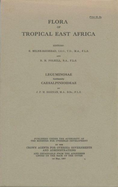 Flora of Tropical East Africa: Leguminosae, Part 2