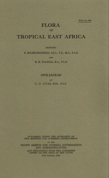 Flora of Tropical East Africa: Opiliaceae